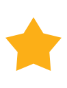 favorite, five point, gold, star svg vector icon