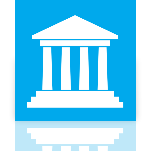 libraries, mirror icon