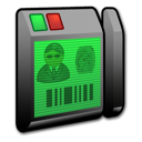 card, reader, security icon
