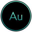 adobe, audio, audition, editing, sound svg vector icon