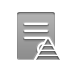 stamped,document,pyramid icon