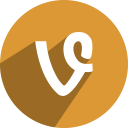 v, vine svg vector icon