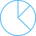 diagram, pie chart icon