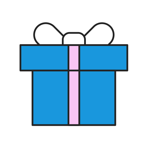 Gift svg vector icon