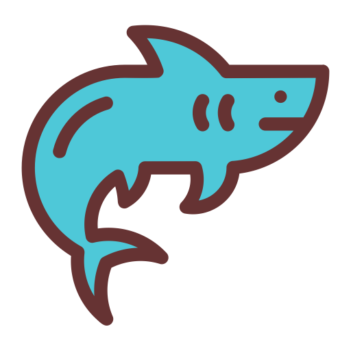 Shark svg vector icon