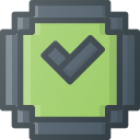 game, geek, minecraft, video, watch svg vector icon