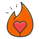 ember, media, network, social, tinder svg vector icon