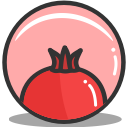 food, health, mythology, pomegrante svg vector icon