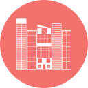 building, city, hotel, office svg vector icon
