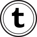 media, online, social, tumblr svg vector icon