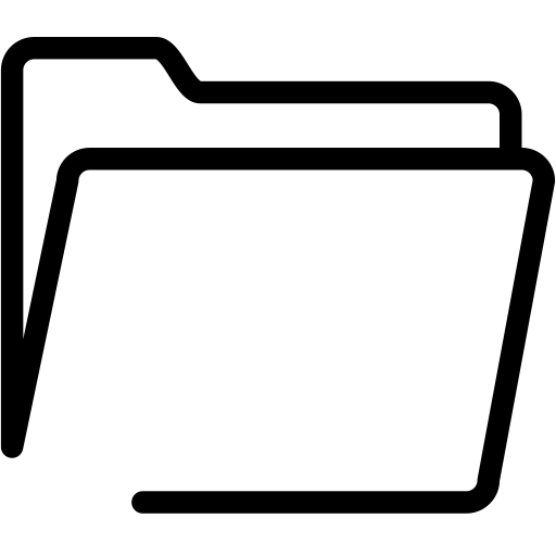 Folder svg vector icon