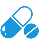 pill,blue icon