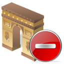 arcodeltriunfo,delete,del,remove icon