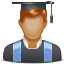 bachelor, student, user icon