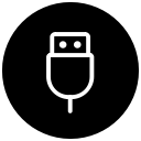 cable, usb svg vector icon
