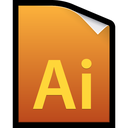 adobe, cs5, file, illustrator icon