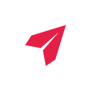 paper airplane, pinterest, plane, send svg vector icon