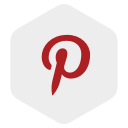 media, pinterest, social svg vector icon