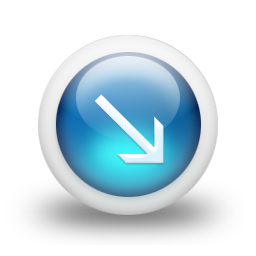 glossy,blue,orb icon