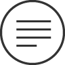 circle, text icon