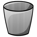 bucket, empty icon