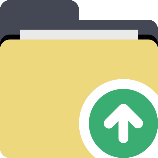 Folder Arrow Top svg vector icon