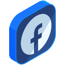 communication, facebook, internet, media, network, online, social svg vector icon