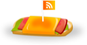feed, rss, sandwich icon