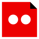 brand, flickr, logo, media, social svg vector icon