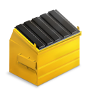 empty,trash,blank,recycle bin icon