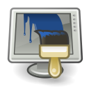 desktop, preferences, wallpaper svg vector icon
