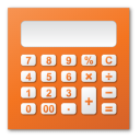 calculator, red icon