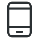 cell phone, mobile, mobile phone, phone svg vector icon
