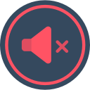 audio, media, media player, music, mute, video player svg vector icon