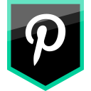 copy, logo, media, pinterest, social svg vector icon