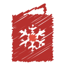 book, card, contacts, scribble, snow, snowflake, winter svg vector icon