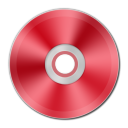 red,metallic icon