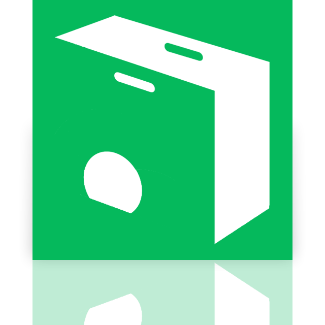 chrome, mirror, store, web icon
