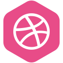 design, dribbble, media, portfolio, share, social, yumminky svg vector icon