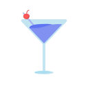 cocktail, newyears, party svg vector icon