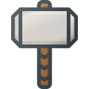 comic, hammer, marvel, movie, thors svg vector icon