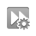 fast,forward,gear icon