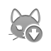 cat,down icon