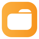 extension, file, folder svg vector icon
