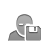 user,sleep,diskette icon