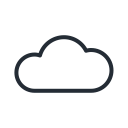 cloud, cloudy, weather svg vector icon