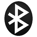 bluetooth, circle icon