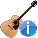 guitar,info,instrument,information,about icon