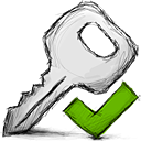 accept, key icon