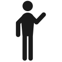 communicsation, hanging, hi, human, man, talk svg vector icon